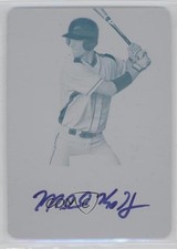 2012 Leaf Metal Draft Printing Plate Cyan 1/1 Michael Kelly #BA-MK1 Auto 0t3