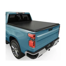 AUTOSAVER88 Soft Tri-fold Truck Bed Tonneau Cover Fit for 2019-2025 Chevy Sil...