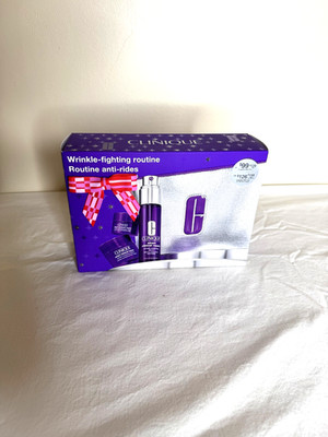 Clinique Wrinkle-fighting Routine Anti-Rides with Bag Brand New Retail value $99