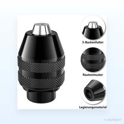 4486 Dremel Bohrfutter: Schlüsselloses Zubehör für 4250, 3000, 8260 und mehr