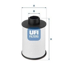 60H2O00 UFI FILTRO GASOLIO per FIAT MULTIPLA PANDA PUNTO SEDICI STRADA