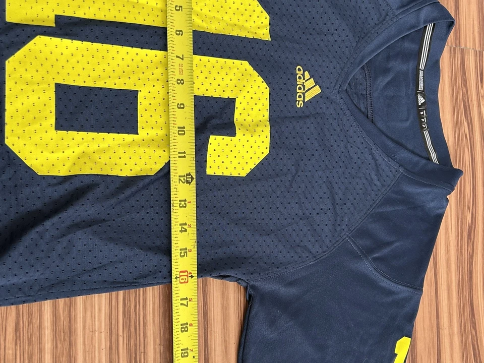Mens Adidas #16 University of Michigan Football Jersey Mesh size Small - Image 3 of 4