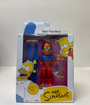 #ad Ned Flanders The Simpsons 5quot; Figure Wave 6 by Jakks Pacific *READ DESC* $18.95