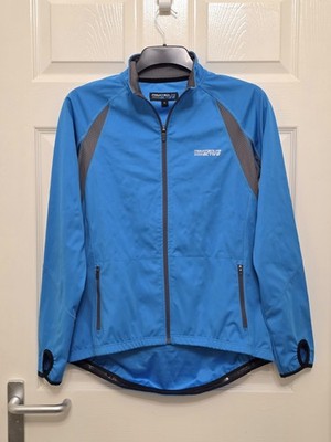 Mountain Life Active Damen Fahrrad Softshell Jacke blau Bike Running UK 10