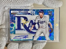 Carson Williams custom card Auto Torrey Pines Falcons sick patch