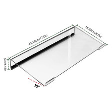 Acrylic PC Keyboard Display Traytilted Keyboard Holder Clear Game Essential Keyb