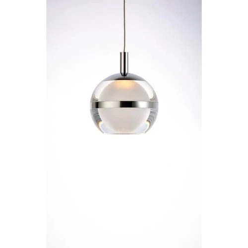 ET2 E24595-93PC Swank 5-Light 15" Wide Polished Chrome Pendant Light - Picture 2 of 3