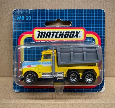 Matchbox - Peterbilt Quarry Truck - 1990_#23/75 - OVP - MB096 - Thailand Base