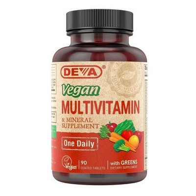 Vegan, Multivitamin Iron Free  90 Tab By Deva Vegan Vitamins
