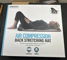 HOMEDICS Air Compression Back Stretching Mat 41"L x 20"W Grey BM-AC105 New Othe