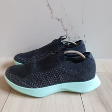 Allbirds Tree Dasher Relay Womens 8.5 Black Mint Slip On Running Shoes