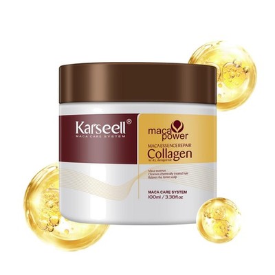 Kompakte Kollagen Haarmaske 100ml - Nährende Pflege für reisebereite Schönheiten