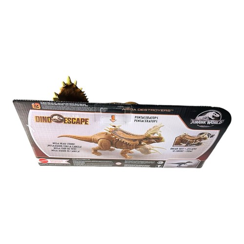 Mega Destructores Jurassic World Pentaceratops 14" Dino Escape Triceratops NUEVO EN CAJA - Imagen 10 de 12