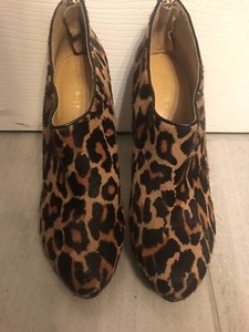 nine west leopard booties