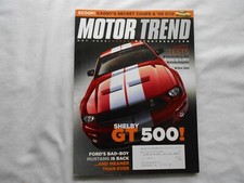 Motor Trend Magazine-may-2005 Shelby Gt 500