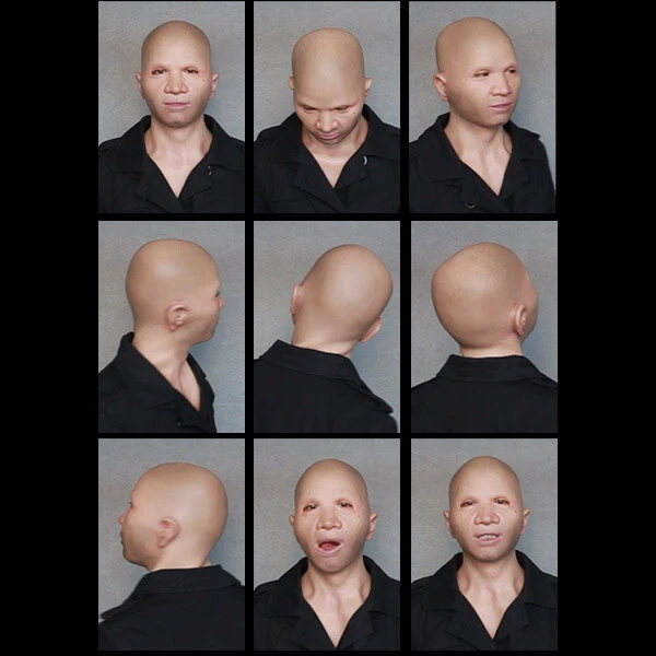 TRANSKIN Silicone Male Headgear Cosplay Man Movie Props Ftm Realistic Headwear