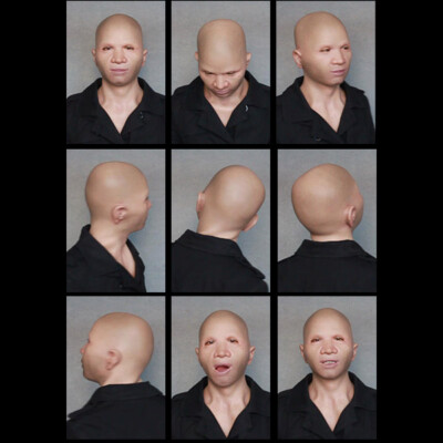 TRANSKIN Silicone Male Headgear Cosplay Man Movie Props Ftm Realistic Headwear