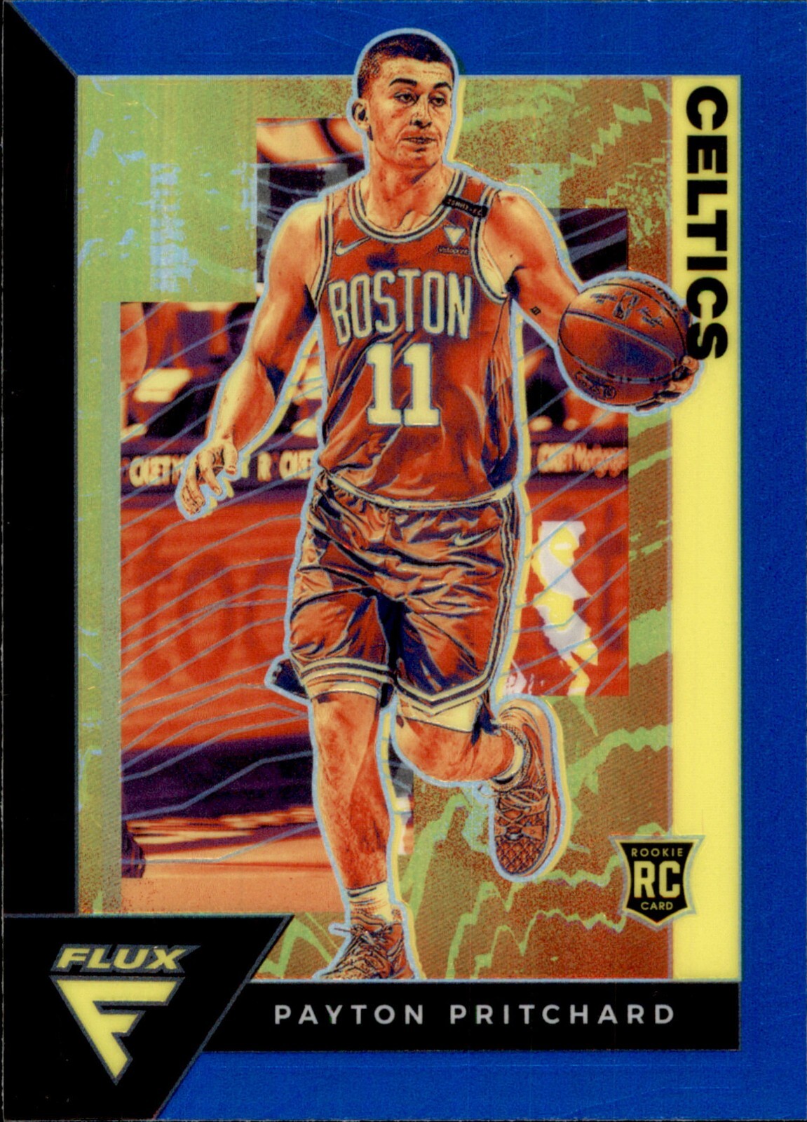 2020-21 Panini Flux - Rookies Payton Pritchard #211 Light Blue Prizm (RC)