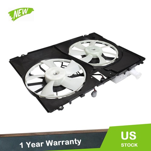 Radiator Cooling Fan Replacement For 2006-2010 Toyota Sienna - Direct Fit, Quiet, Dual Fan, Part # 163630P110 & More