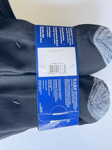 Calcetines al tobillo Champion Elite para hombre de alto rendimiento, talla 6-12, negros, 12 pares - Imagen 7 de 10