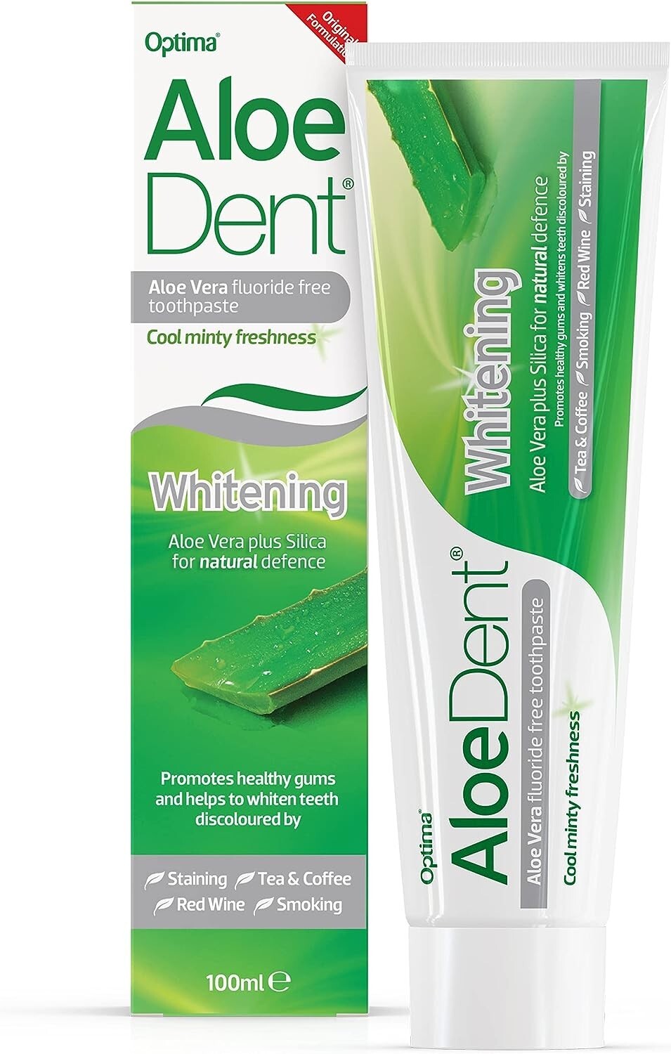AloeDent  Whitening Aloe Vera Fluoride Free Toothpaste 100ML.