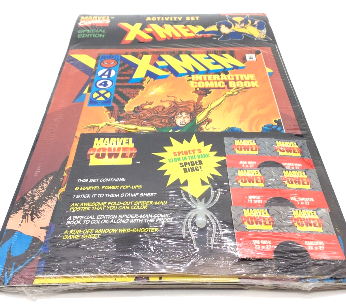 Marvel X-MEN INTERACTIVE COMIC BOOK Special Edition Activity Set