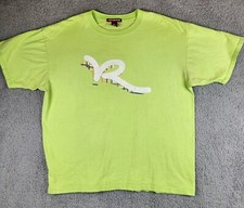 ROCAWEAR GRAPHIC PRINT GREEN T SHIRT MENS 2XL BIG LOGO MADE IN USA
