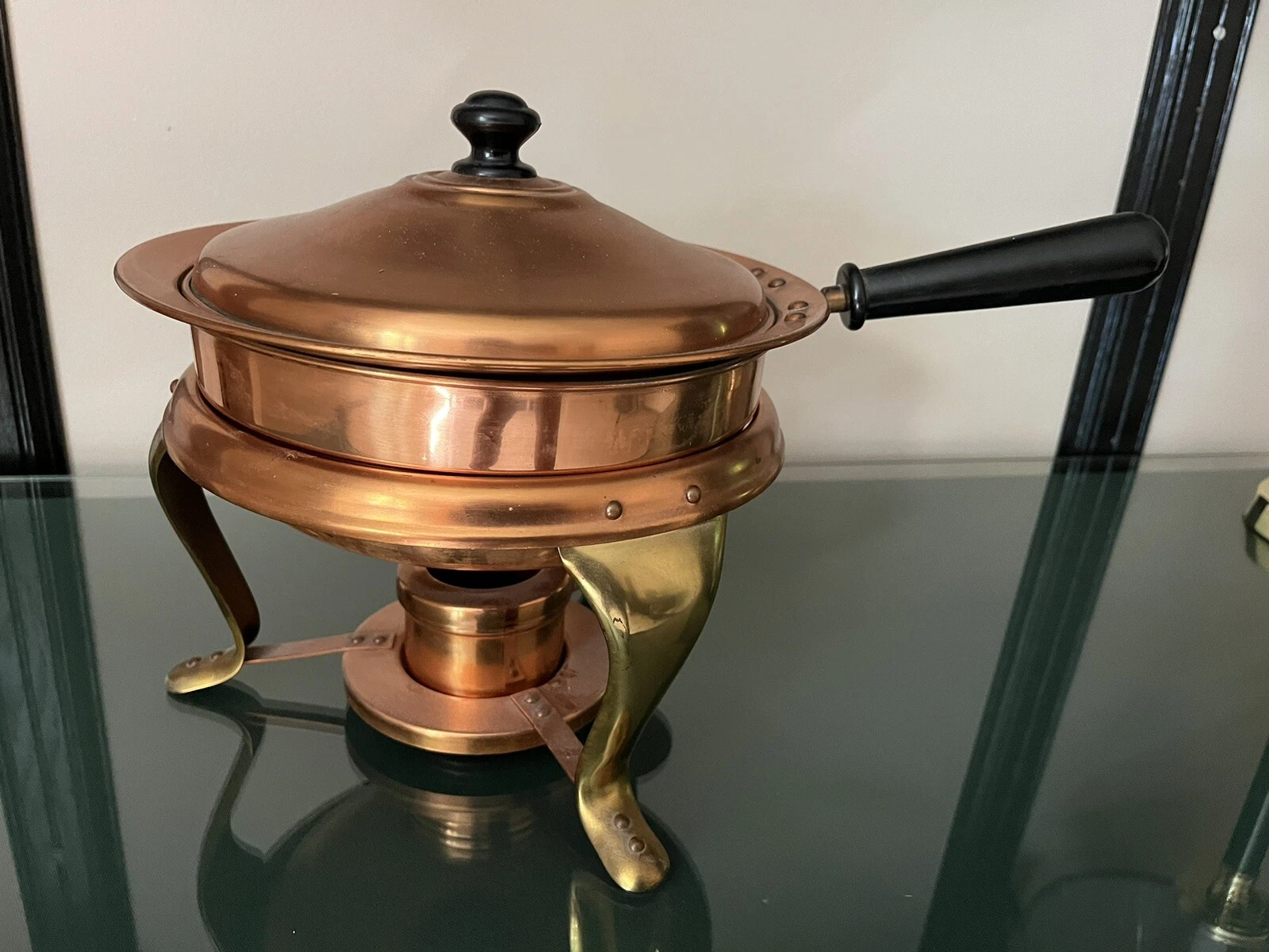 Vintage 5 Piece Solid Copper Fondue Set Made in Japan
Opens in a new window or tab