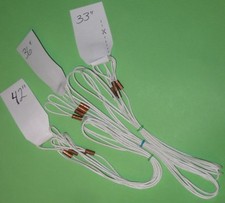 LOT 6 MIXED #40 PARACORD BOW STRING PVC SURVI...