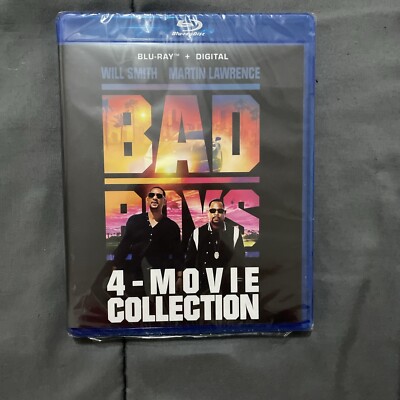 Bad Boys 4- Movie  Collection (Blu-ray + Digital) New