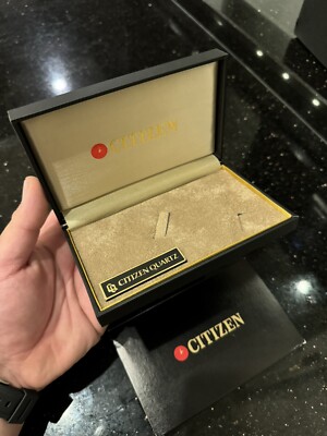 Citizen Quartz 80er Vintage Uhren Box POP-2618 NEW RARE NOS