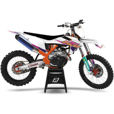 Retro Graphic Kit - für: KTM EXC/SX-SXF BLACKBIRD 2547AA SX-F EXC-F SX EXC MINI