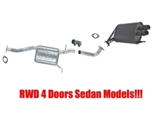 Middle & Rear Muffler for 2005-2006 Infiniti G35 Rear wheel drive 4 Doors Sedan