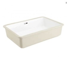 Signature Hardware Destin Rectangular 21  Porcelain Undercount Bathroom Sink