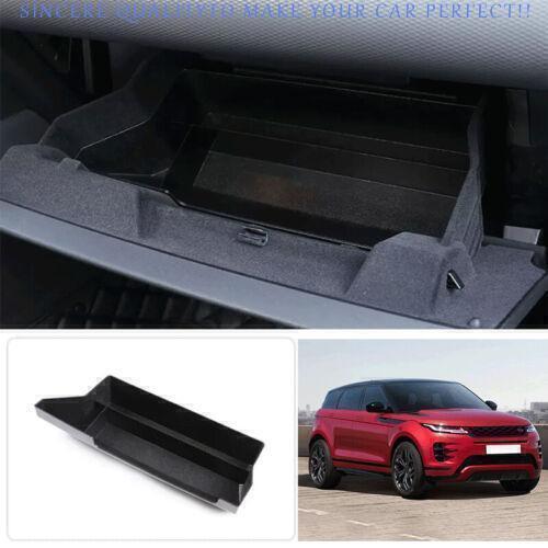 Bandeja de caja de almacenamiento copiloto tablero negro para Range Rover Evoque 2020-2024 1 pieza