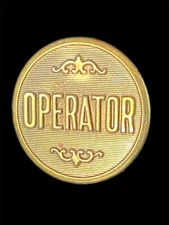 Vtg Operator Uniform Button Train Railroad Trolley Superior Quality