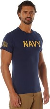 Camiseta Azul Marino América Azul Marino Bandera EE. UU. Entrenamiento Físico PT Entrenamiento Camiseta Húmeda