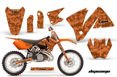 Graphic Stickers Decals For C3 KTM MXC,EXC 200-520 2001-2002 DIGICAMO O