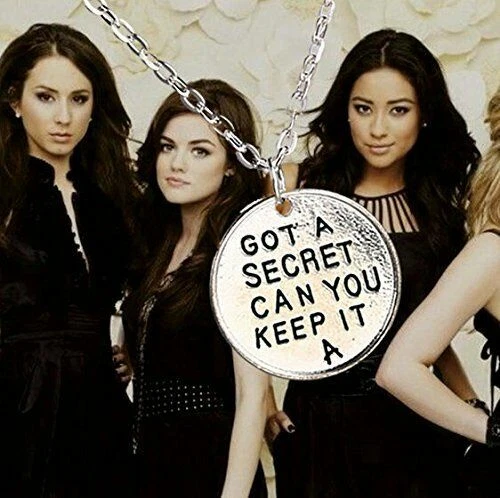 UNDERCOVER Collana Pretty Little Liars Inspired Got A Secret Can You Keep It