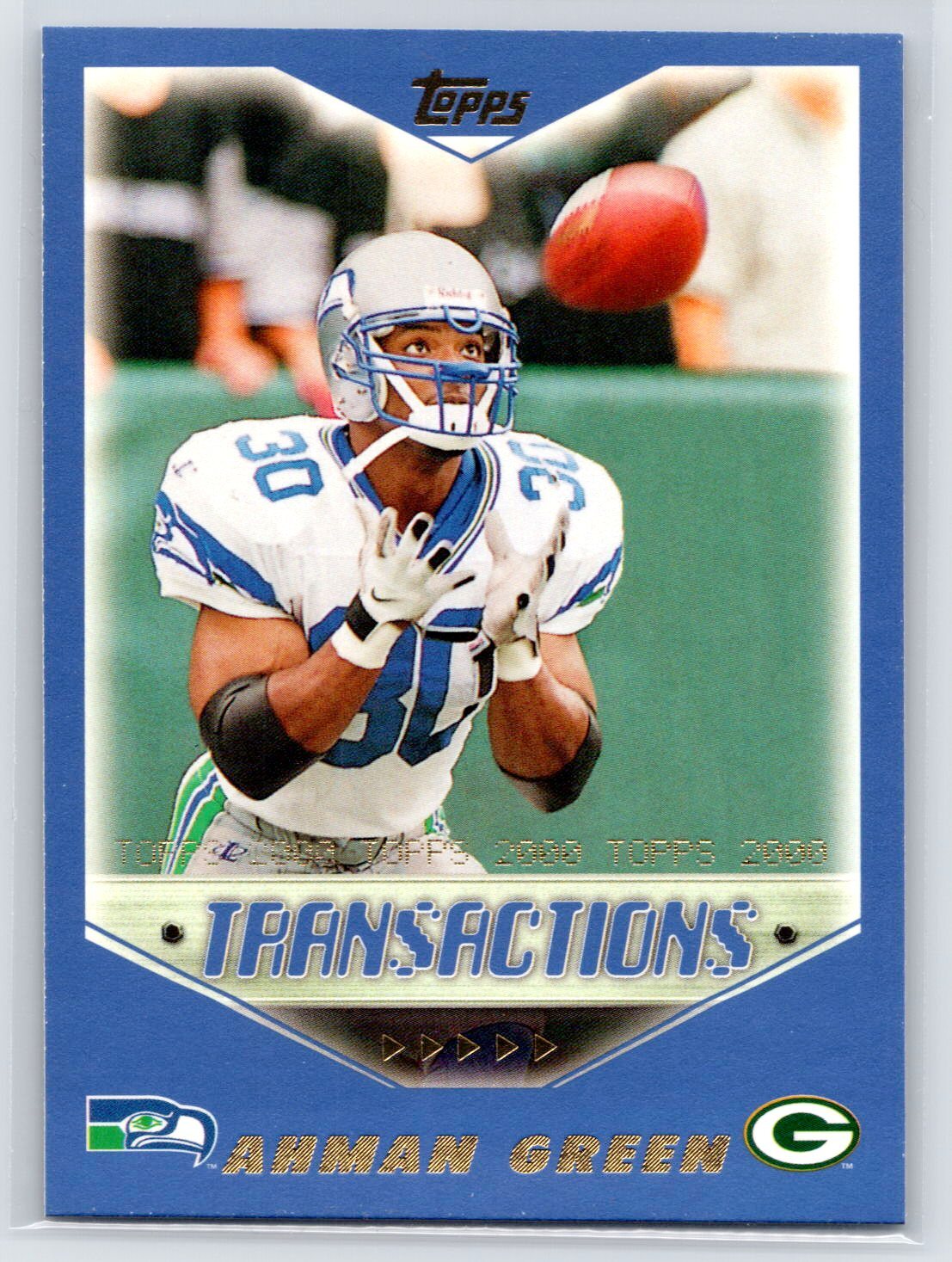 Ahman Green 2000 Topps #93 Green Bay Packers