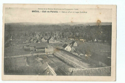 Brazil State Of Parana Beginning Of A Colonial Village