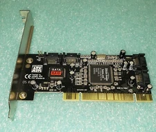 Syba SD-SATA-4P PCI 4-Channel Serial-ATA SATA Raid Controller Card