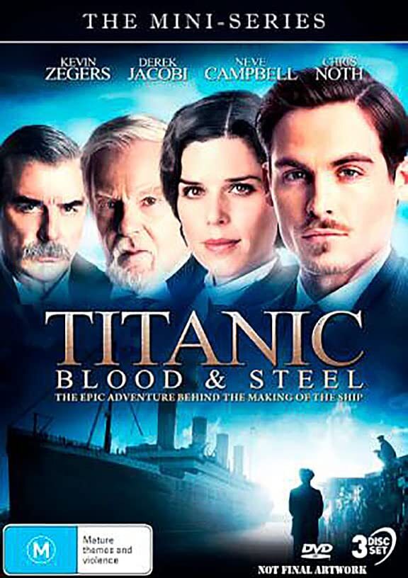 Titanic: Blood & Steel (DVD) Kevin Zegers Derek Jacobi Alessandra Mastronardi