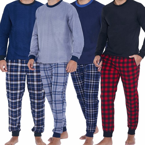 mens fleecy pyjamas