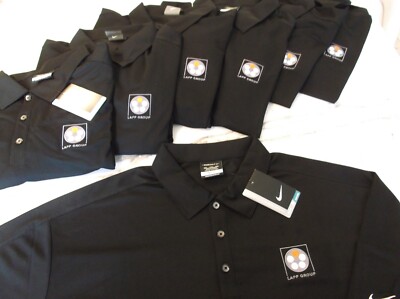 NIKE GOLF POLO DRI-FIT PERFORMANCE - 2XL - BLACK - STYLE 266998
