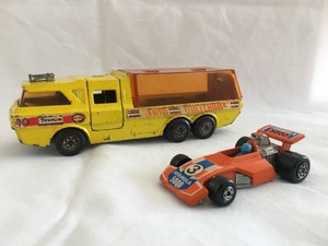 matchbox k7 racing car transporter