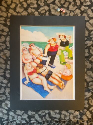 Rare Beryl Cook  Art print , Mounted , Printed 1988 - 第 1/3 張圖片