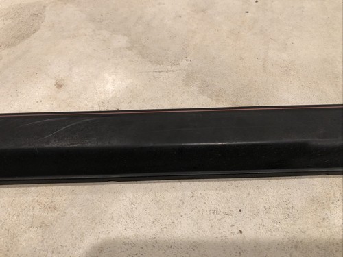 ‘85 - ‘87 Mk2 Vw Jetta GLI Left Rear Exterior Door Trim Strip w/ Red Stripe OEM - Picture 8 of 12