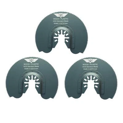 3 x Blades for Fein Dewalt Stanley Black and Decker Makita Multitool Multi Tool