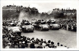 1944 WW2 French 2nd Armored Leclerc Division Liberating ...